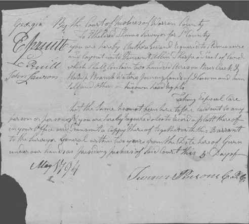 Vincent Tharp Headright